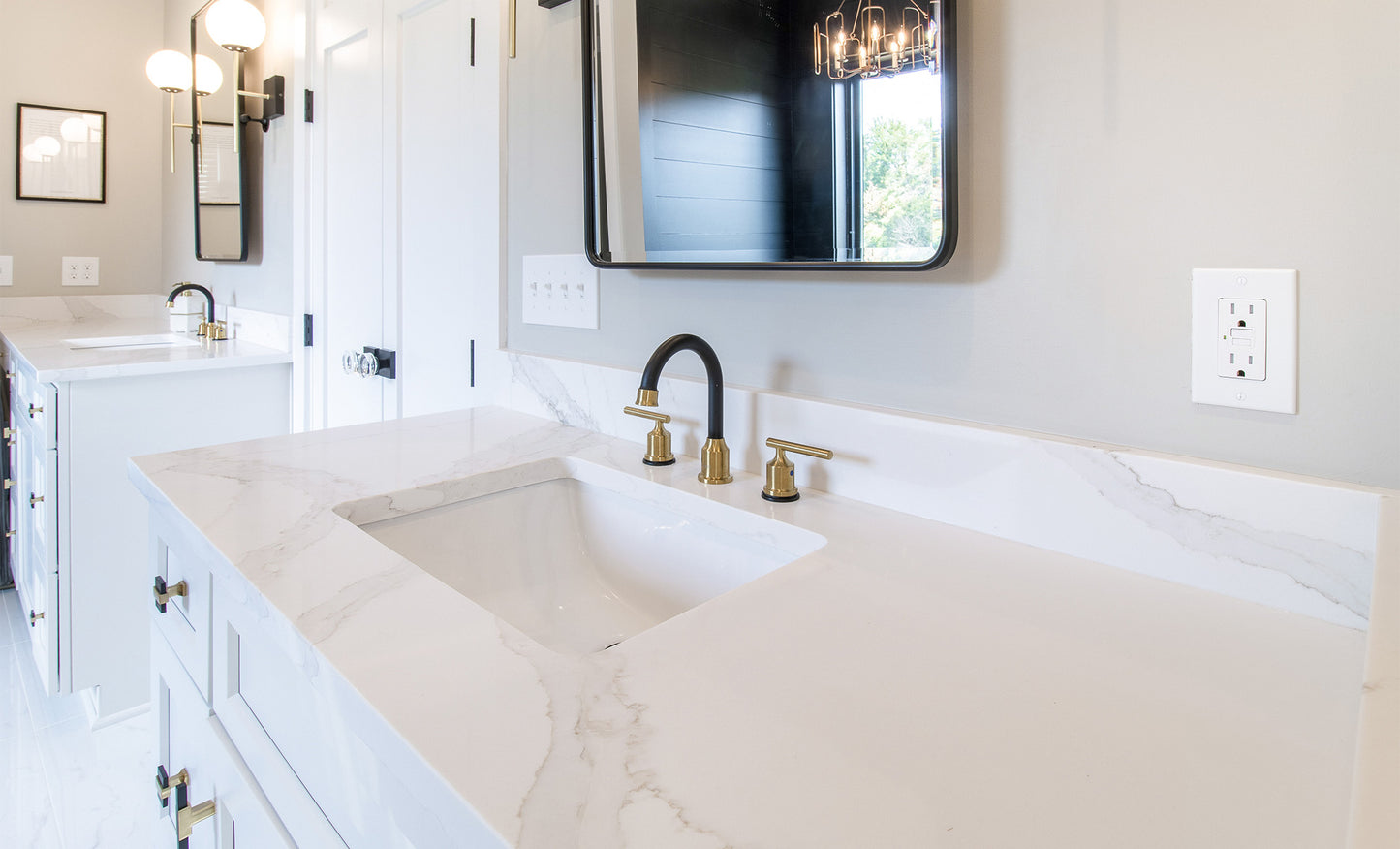 Vadara Quartz Sunrise Vista Polished 126" x 63" 2 cm  Quartz Slab