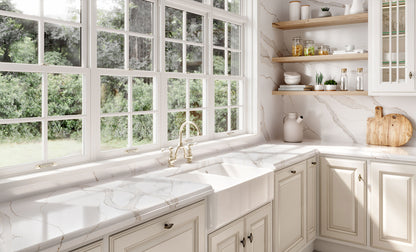 Vadara Quartz Sunrise Vista Polished 126" x 63" 2 cm  Quartz Slab