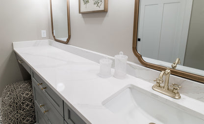 Vadara Quartz Sunrise Vista Polished 126" x 63" 2 cm  Quartz Slab