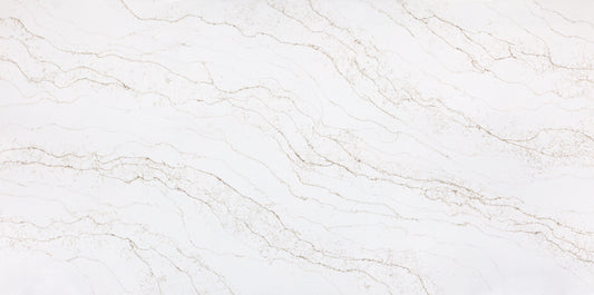 Vadara Quartz Calacatta Dorada Polished 126" x 63" 2 cm  Quartz Slab