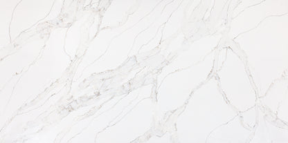 Vadara Quartz Sterling Light Polished 126" x 63" 2 cm Quartz Slab