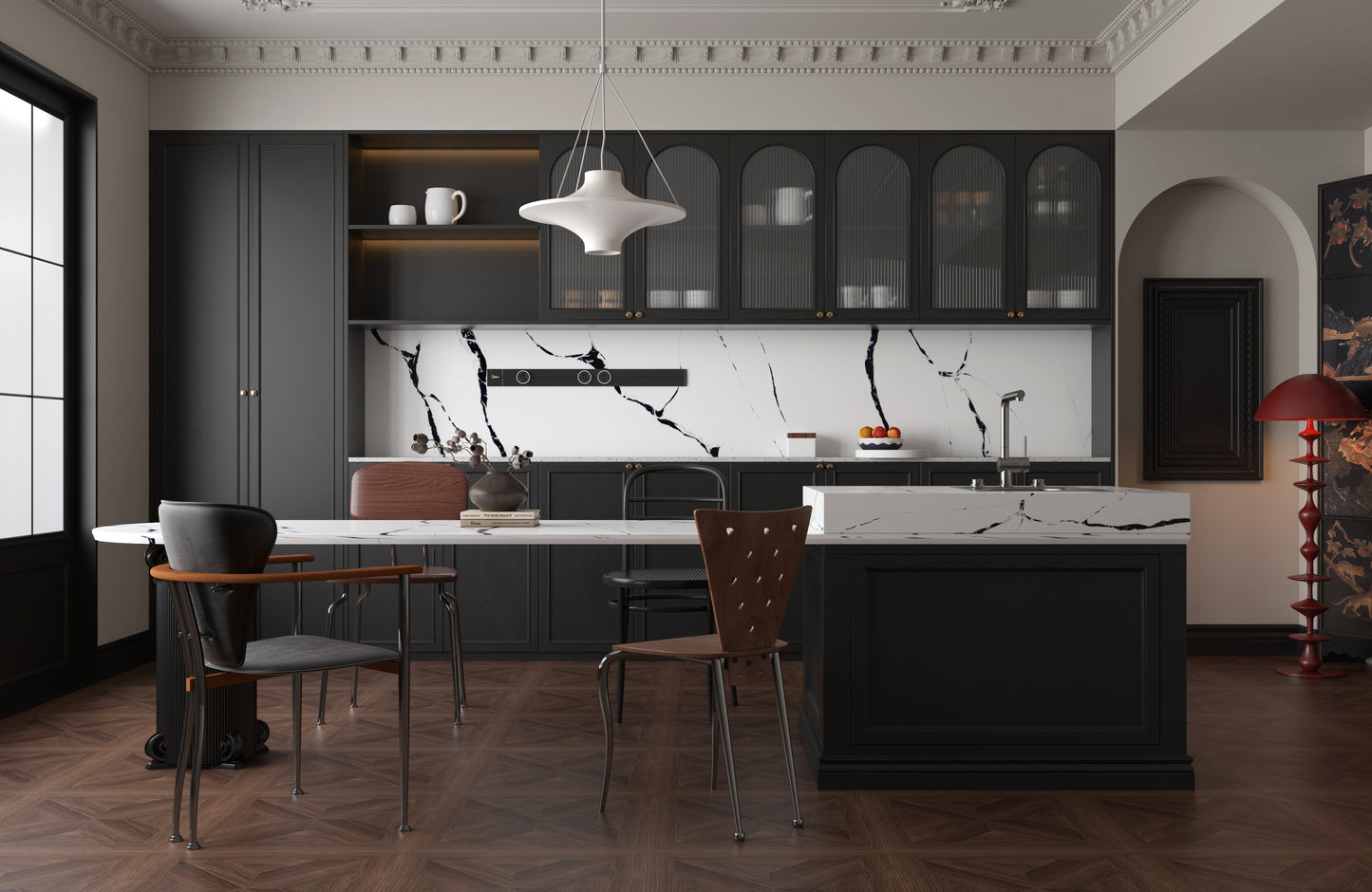 LX Prefabricated Venice Phantom |26'' x 110''| 2cm Polished Countertop