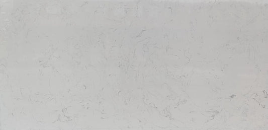 LX Prefab White Carrara |26''x110''| 2cm  Polished Enhanced Marble Countertop