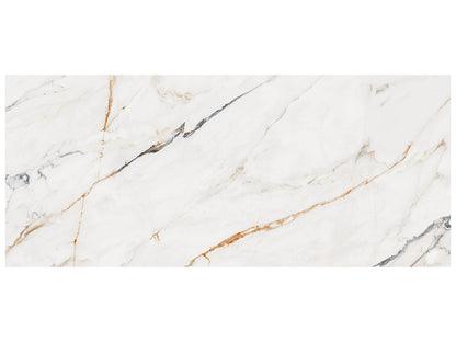 European Porcelain and Ceramics Firenze Calacatta  24'' x 57'' Glossy Porcelain Tile