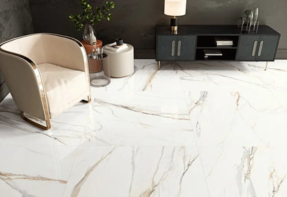 Dura Bell Calacatta Gold  48×48 Polished Porcelain Tile