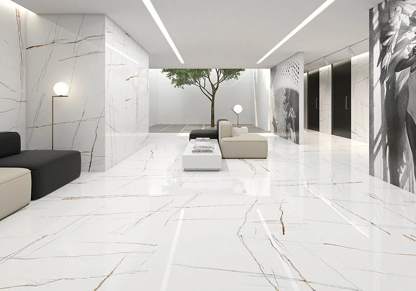 Dura Bell Sahara Bianco 48×48 Polished Porcelain Tile