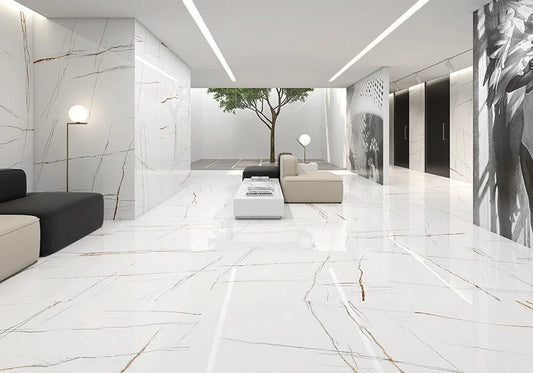 Dura Bell Sahara Bianco 48×48 Polished Porcelain Tile