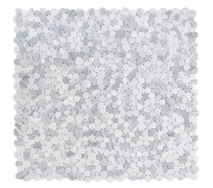 Elysium Tiles Aphrodite Marmala White 12''x12'' Mosaic Tiles