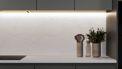 HanStone Antello 130" x 65" x 2 cm" Polished Quartz Slab