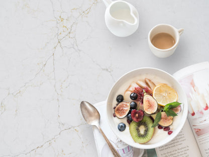 HanStone Antello 130" x 65" x 2 cm" Polished Quartz Slab