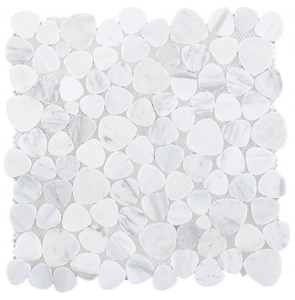 Elysium Tiles Aphrodite White 12'' x 12'' Mosaic Tiles