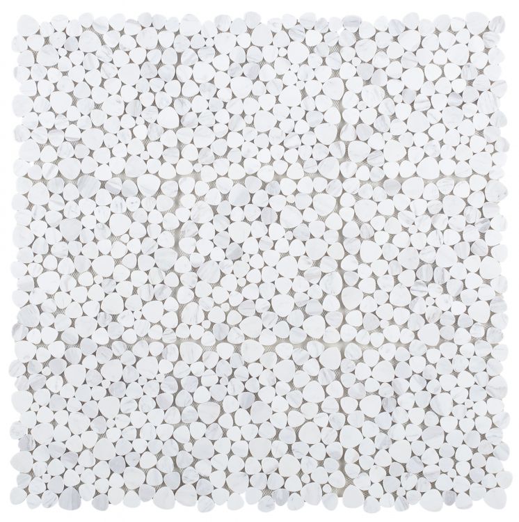 Elysium Tiles Aphrodite White 12'' x 12'' Mosaic Tiles