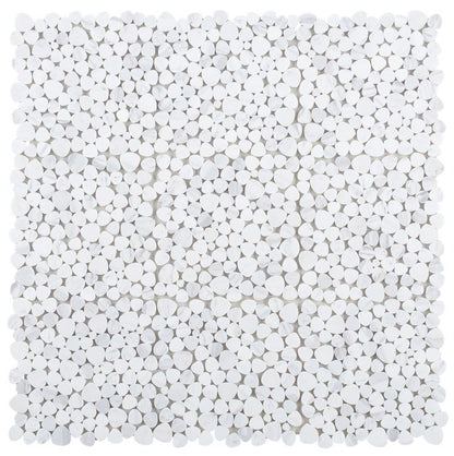 Elysium Tiles Aphrodite White 12'' x 12'' Mosaic Tiles