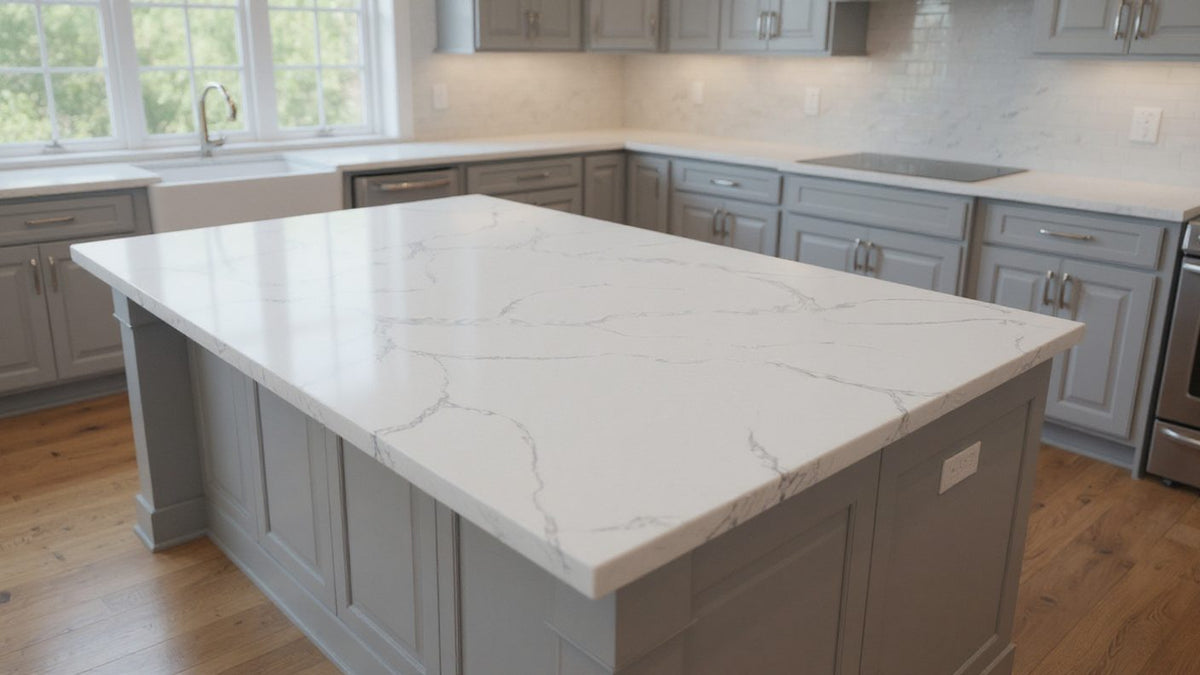 LX Prefabricated Calacatte River |26'' x 110''| 2cm Polished Countertop