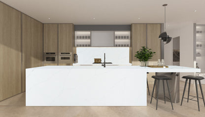 LX Prefabricated Calacatte Valley|26'' x 110''| 2cm Polished Countertop