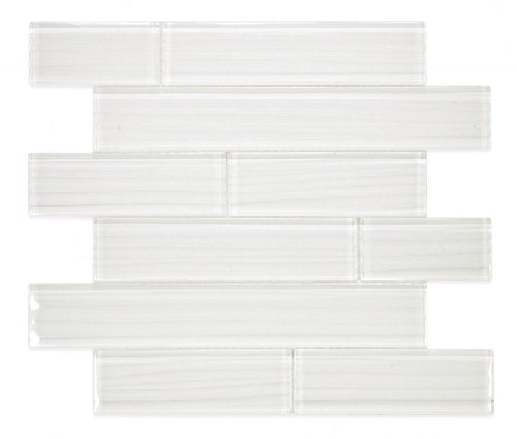 Elysium Tiles Casale Silver White Multi Size 11.75 x 11.75 Mosaic Tiles