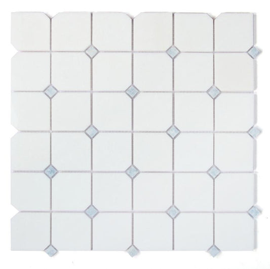 Elysium Tiles Clipped Crystal Ocean 11.75 x 11.75 Mosaic Tiles