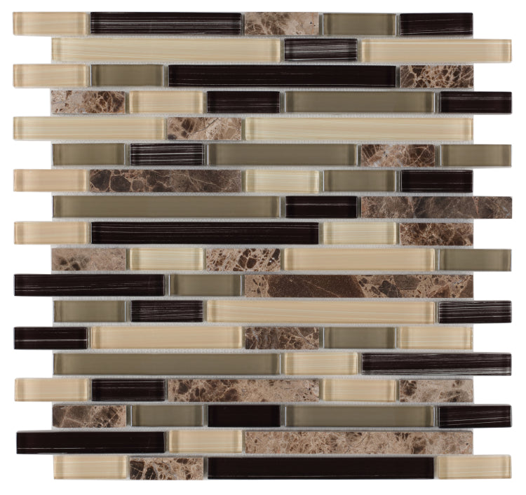 Elysium Tiles City 11.75'' x 12'' Mosaic Tiles