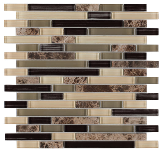 Elysium Tiles City 11.75'' x 12'' Mosaic Tiles