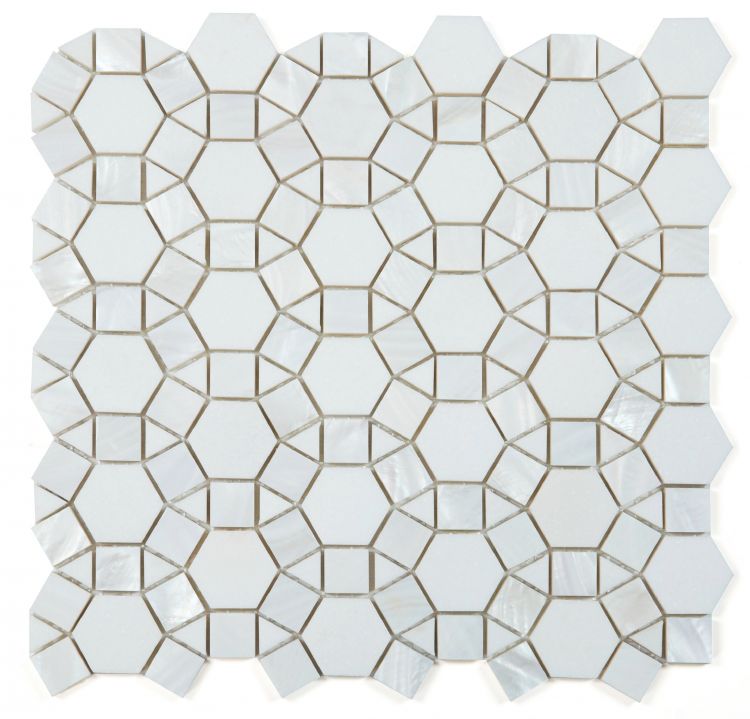 Elysium Tiles Diana Aether 11.5'' x 12'' Mosaic Tiles