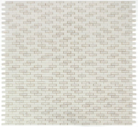 Elysium Tiles Diana Linear Thassos 11.75'' x 12'' Mosaic Tiles