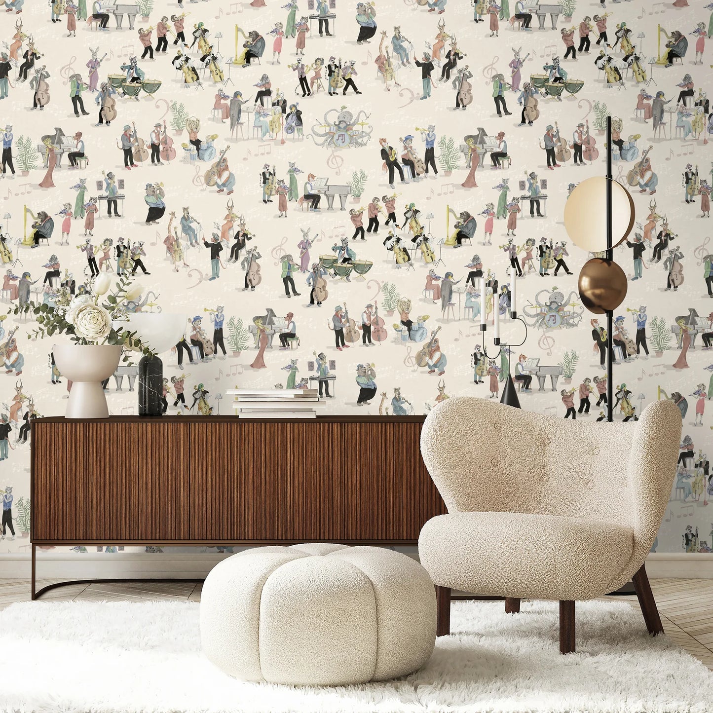 Mckenzie| Paper Paradise Collection| by Sancar Luxury Designer Wallpapers