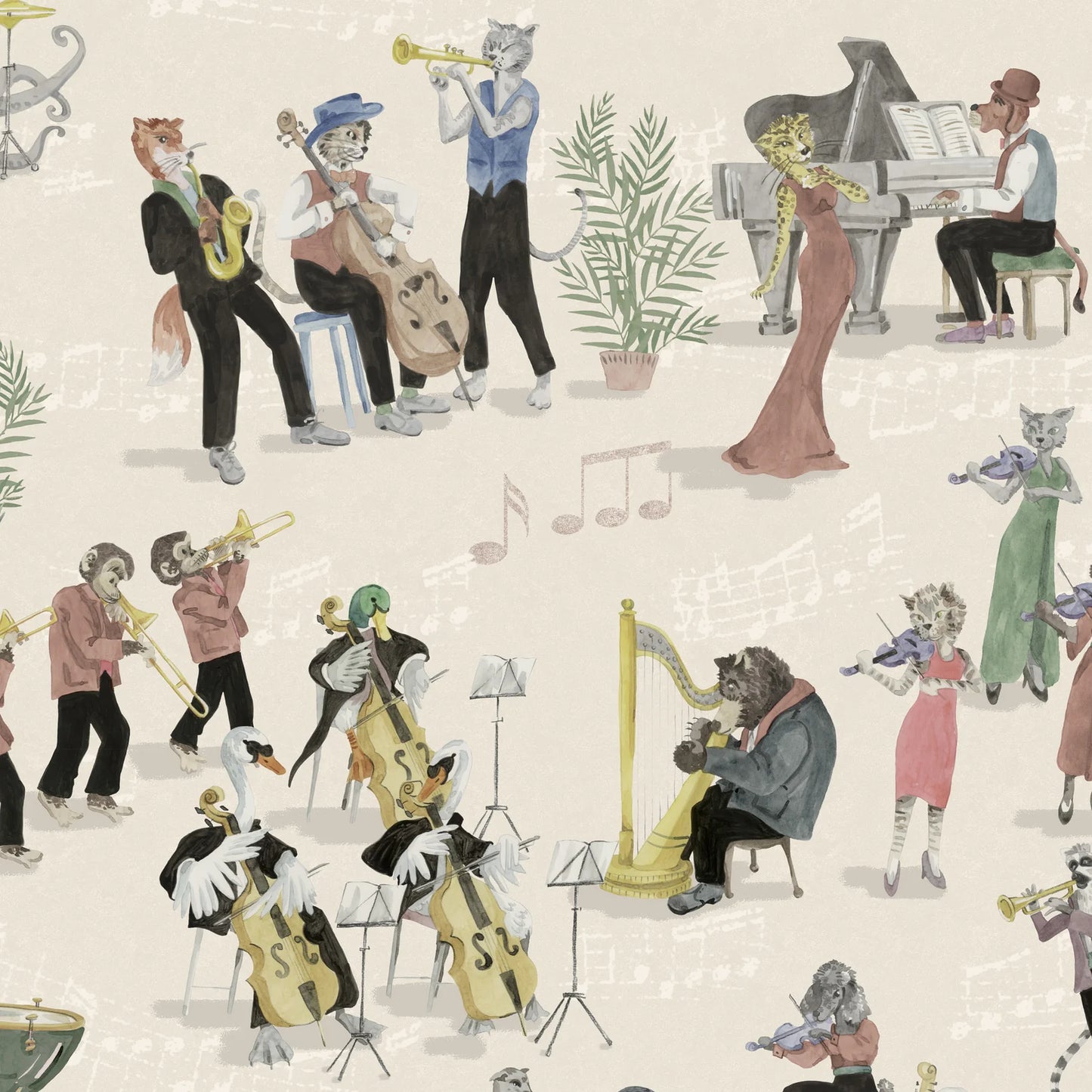 Mckenzie| Paper Paradise Collection| by Sancar Luxury Designer Wallpapers