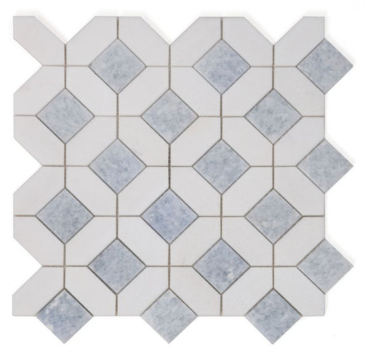 Elysium Tiles Eclipse Crystal Ocean 12''x12'' Mosaic Tiles