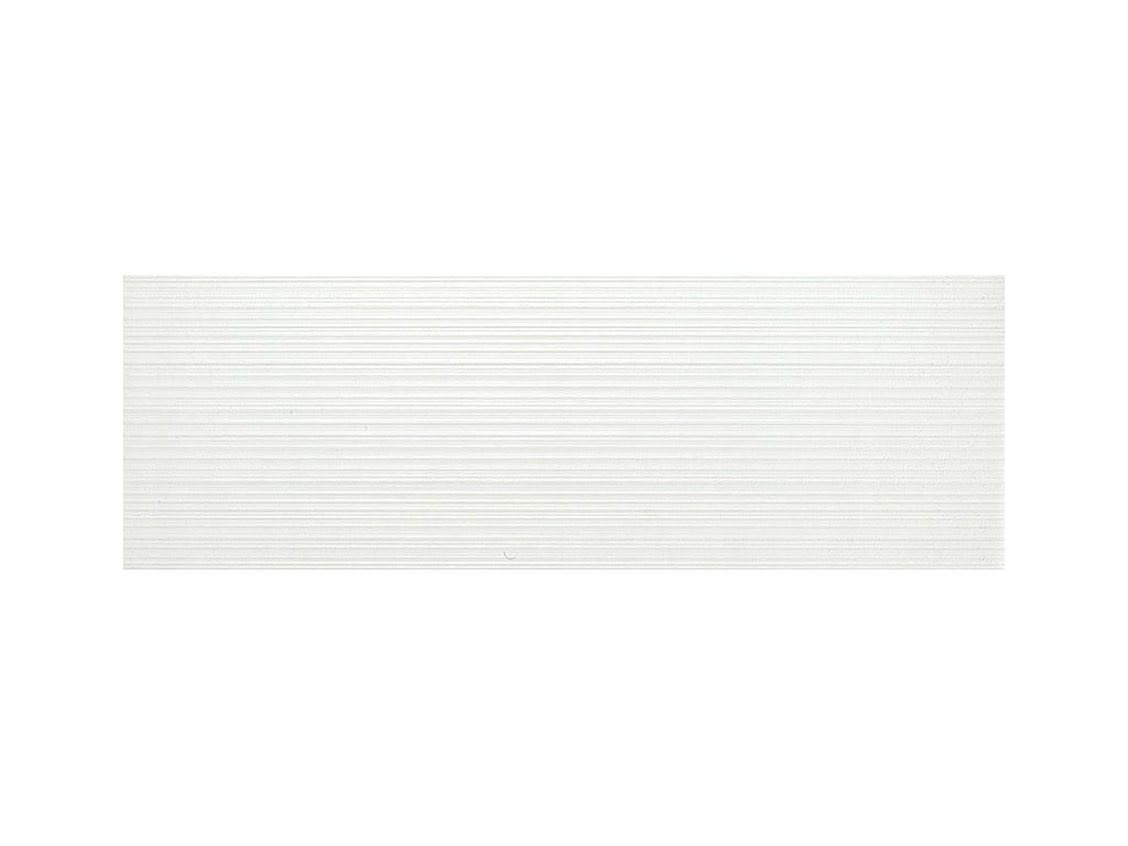 European Porcelain and Ceramics Lineal Blanco 16'' x 47'' Matte Ceramic Tile