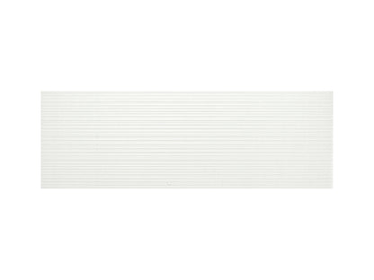 European Porcelain and Ceramics Lineal Blanco 16'' x 47'' Matte Ceramic Tile