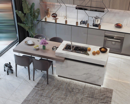 LX Prefabricated  Golden Serenity  |26'' x 110''| 2cm Polished Countertop