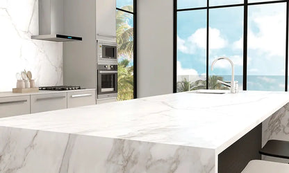 Ascale Grassi White  127''x63'' 12 mm Polished Porcelain Slab