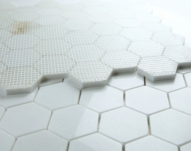 Elysium Tiles Hexagon Thassos Polished 2''x 2''|10.25''x 11.75''Mosaic Tiles