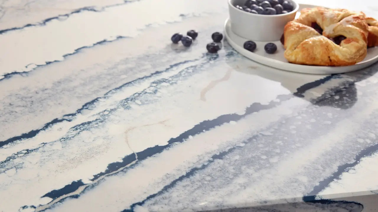 Cambria Inverness Bristol Bay 132''x 65.5'' 2 cm Polished Quartz Slab