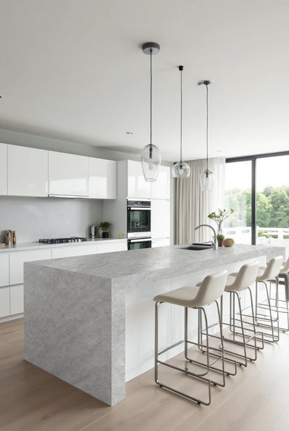 LX Prefabricated Ivory Mahal |26'' x 110''| 2cm Polished Countertop