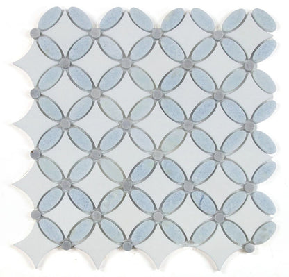 Elysium Tiles Lavender Crystal Ocean 11.75 x 11.75 Mosaic Tiles