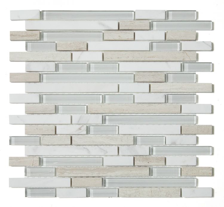 Elysium Tiles Linear Loft 11.75'' x 11.75'' Mosaic Tiles