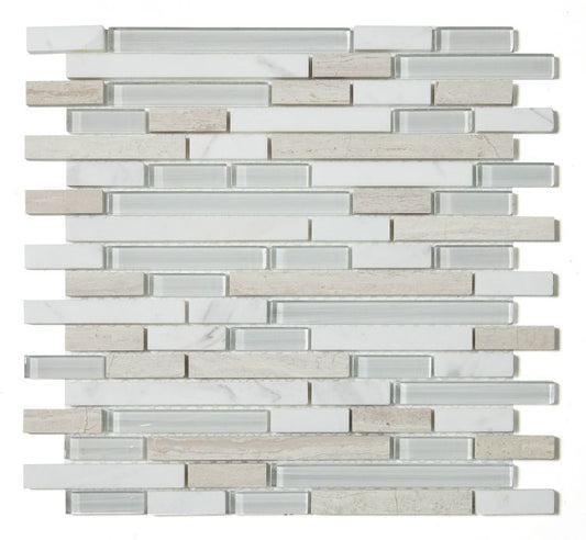 Elysium Tiles Linear Loft 11.75'' x 11.75'' Mosaic Tiles