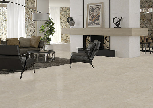 European Porcelain and Ceramics Novelda Rectified 24'' x 48'' Polished Porcelain Tile