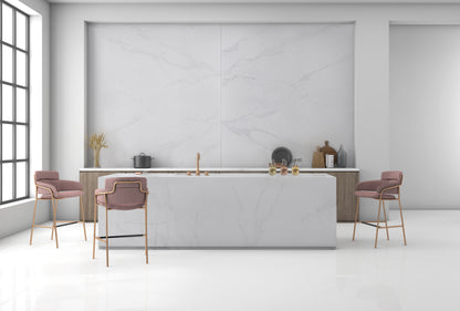 HanStone Odina 130" x 65" x 2 cm" Polished Quartz Slab