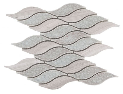 Elysium Tiles Pontus Bridesmaid 10.50''x11'' Mosaic Tile
