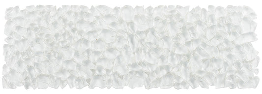 Glazzio Tiles Glacier Series |4’’ x 12’’ | Raindrop Border |Mosaic Tiles