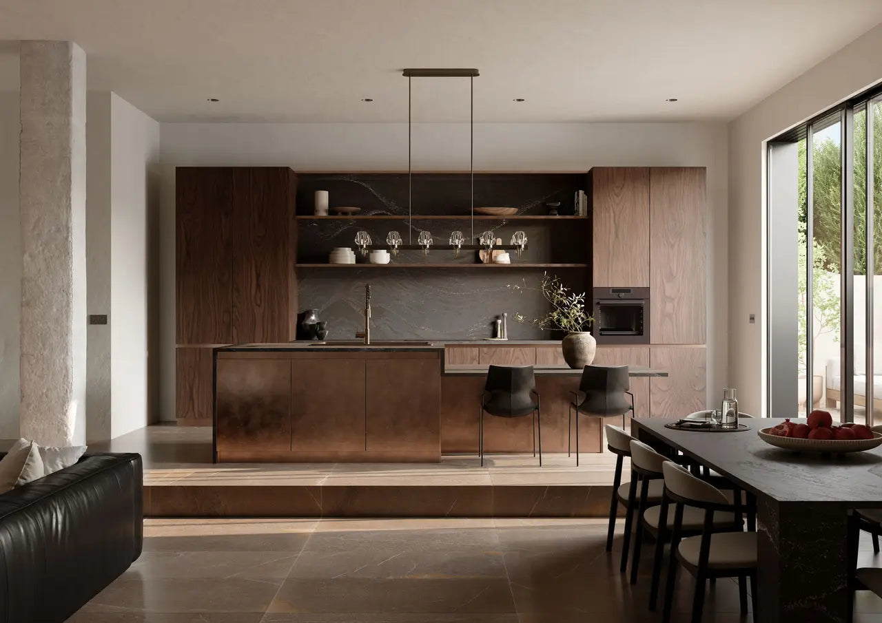 Cambria Remington Steel 132''x 65.5'' 2 cm Polished Quartz Slab