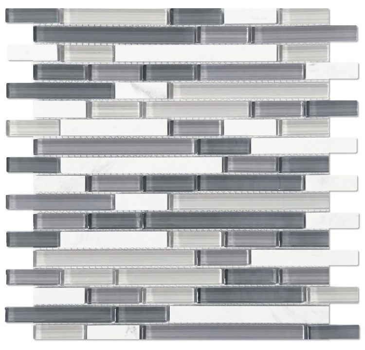 Elysium Tiles Sea Stack 11.75''x 12'' Mosaic Tiles